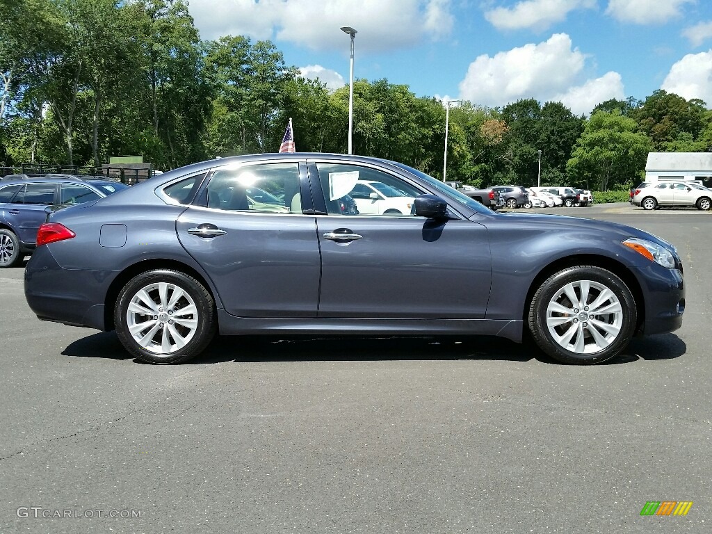 Blue Slate 2011 Infiniti M 37x AWD Sedan Exterior Photo #115083665