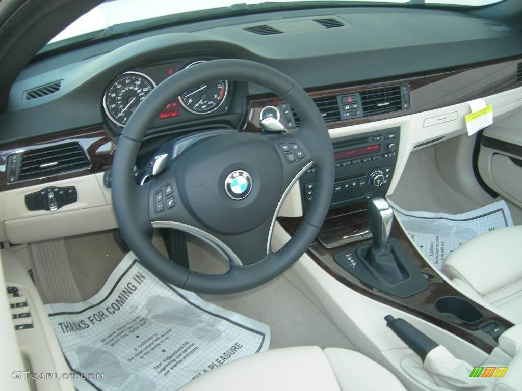 2009 3 Series 328i Convertible - Alpine White / Cream Beige Dakota Leather photo #4