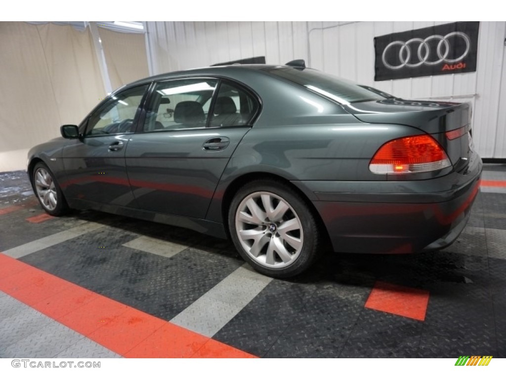 2004 7 Series 745Li Sedan - Sterling Grey Metallic / Basalt Grey/Flannel Grey photo #11