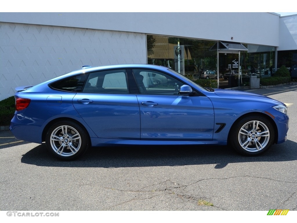 2016 3 Series 335i xDrive Gran Turismo - Estoril Blue Metallic / Black photo #2