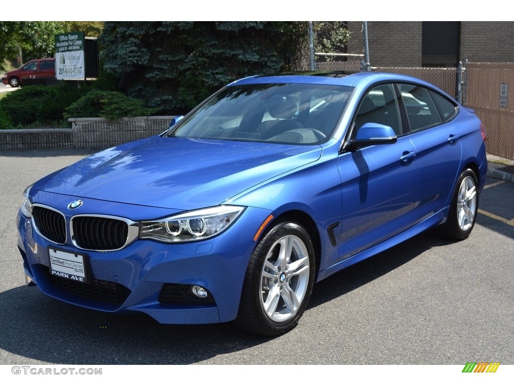 2016 3 Series 335i xDrive Gran Turismo - Estoril Blue Metallic / Black photo #6