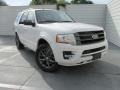 White Platinum 2017 Ford Expedition Limited Exterior