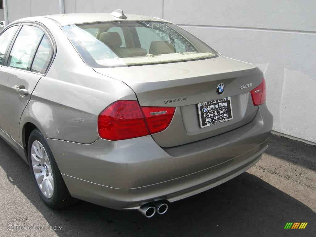 2009 3 Series 328i Sedan - Platinum Bronze Metallic / Beige photo #4