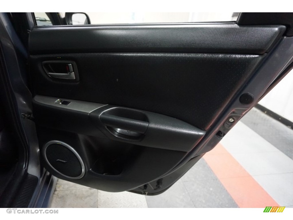 2007 MAZDA3 s Touring Hatchback - Galaxy Gray Mica / Black photo #16