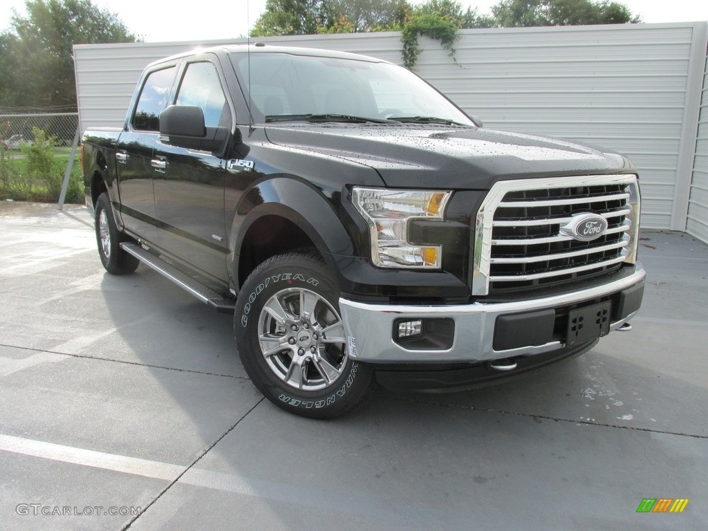 2016 F150 XLT SuperCrew 4x4 - Shadow Black / Medium Earth Gray photo #1