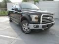 2016 Shadow Black Ford F150 XLT SuperCrew 4x4  photo #2