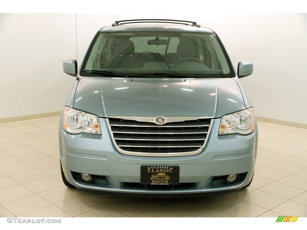 2010 Town & Country Touring - Clearwater Blue Pearl / Medium Slate Gray/Light Shale photo #2