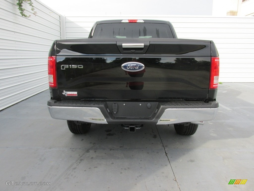 2016 F150 XLT SuperCrew 4x4 - Shadow Black / Medium Earth Gray photo #5