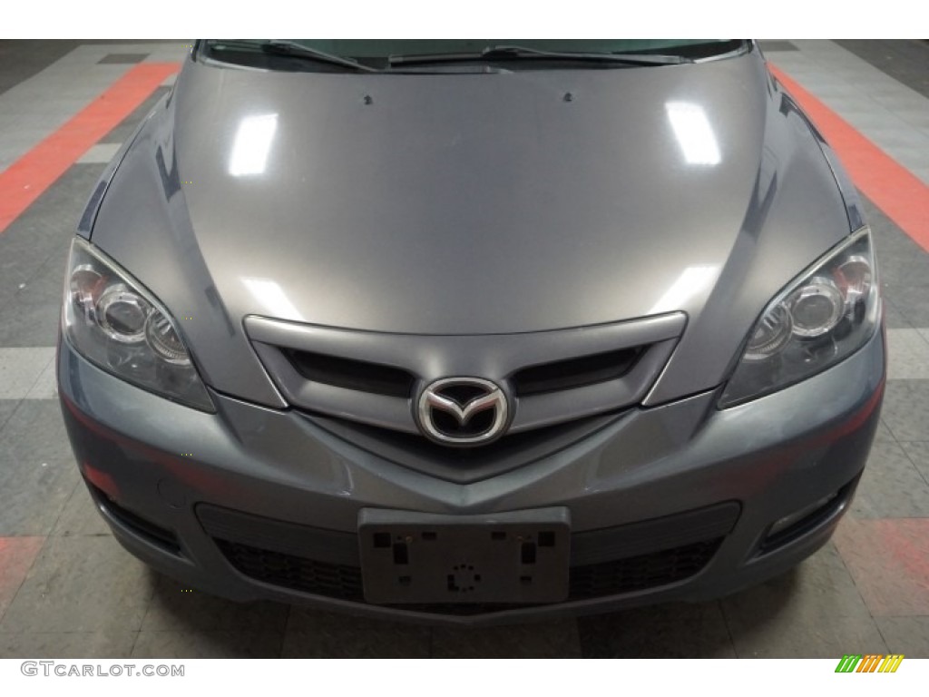 2007 MAZDA3 s Touring Hatchback - Galaxy Gray Mica / Black photo #50