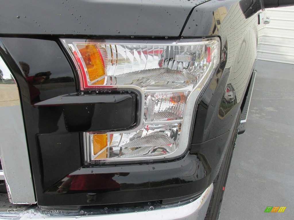 2016 F150 XLT SuperCrew 4x4 - Shadow Black / Medium Earth Gray photo #9