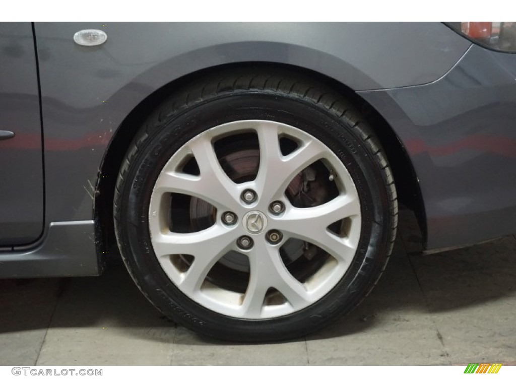 2007 MAZDA3 s Touring Hatchback - Galaxy Gray Mica / Black photo #52