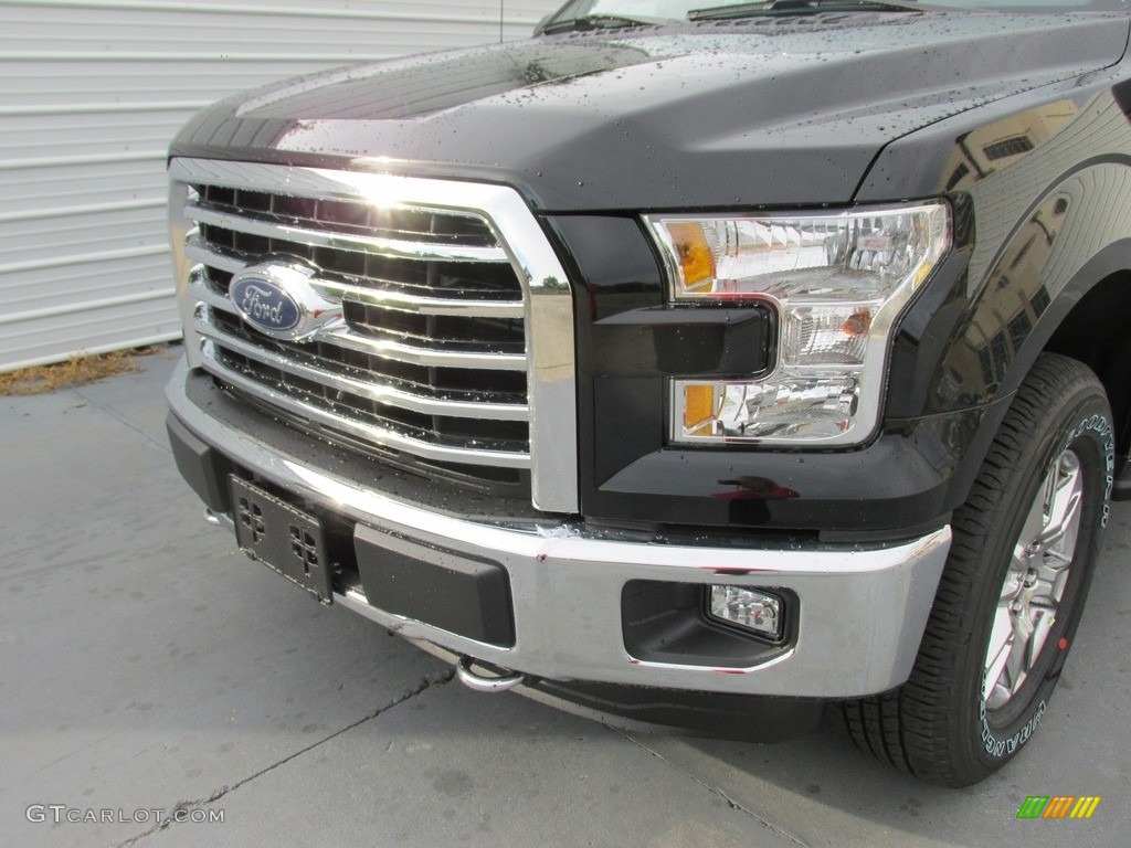 2016 F150 XLT SuperCrew 4x4 - Shadow Black / Medium Earth Gray photo #10