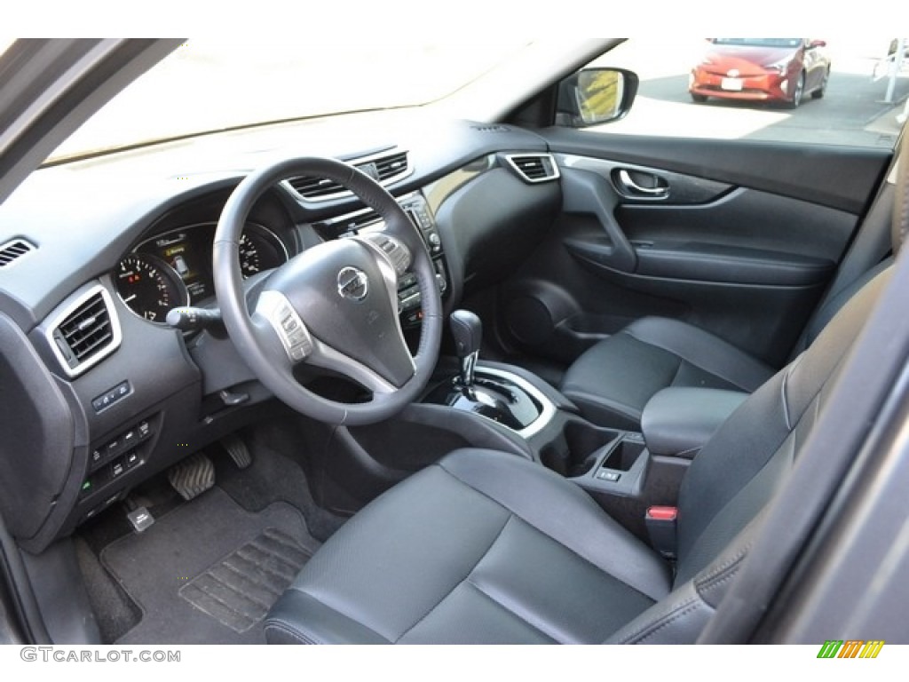 Charcoal Interior 2016 Nissan Rogue SL AWD Photo #115088919
