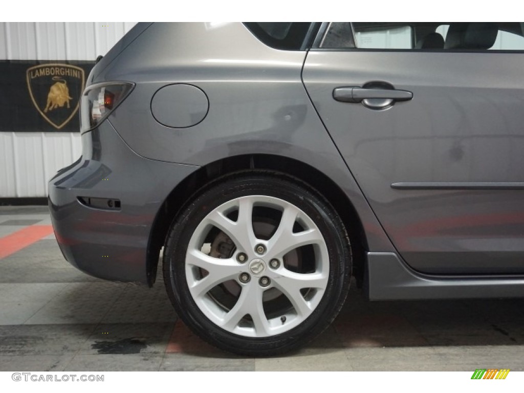 2007 MAZDA3 s Touring Hatchback - Galaxy Gray Mica / Black photo #58