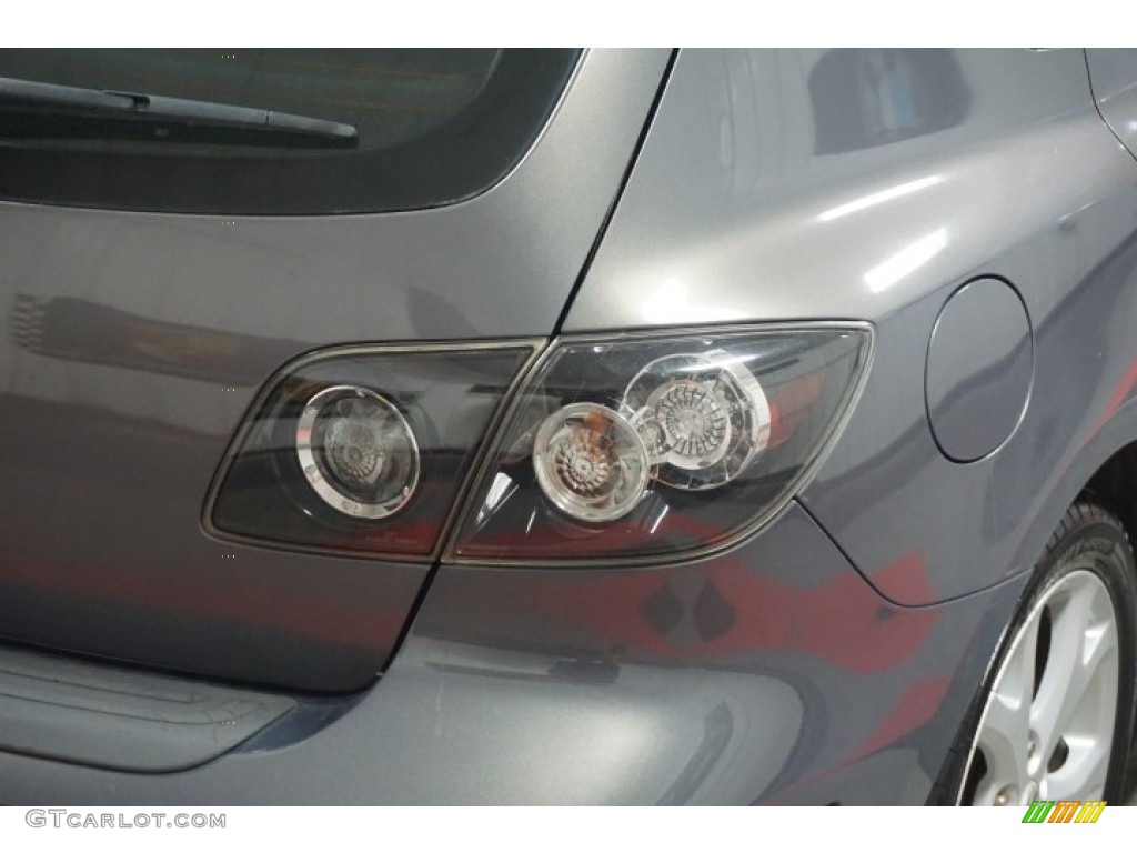 2007 MAZDA3 s Touring Hatchback - Galaxy Gray Mica / Black photo #62