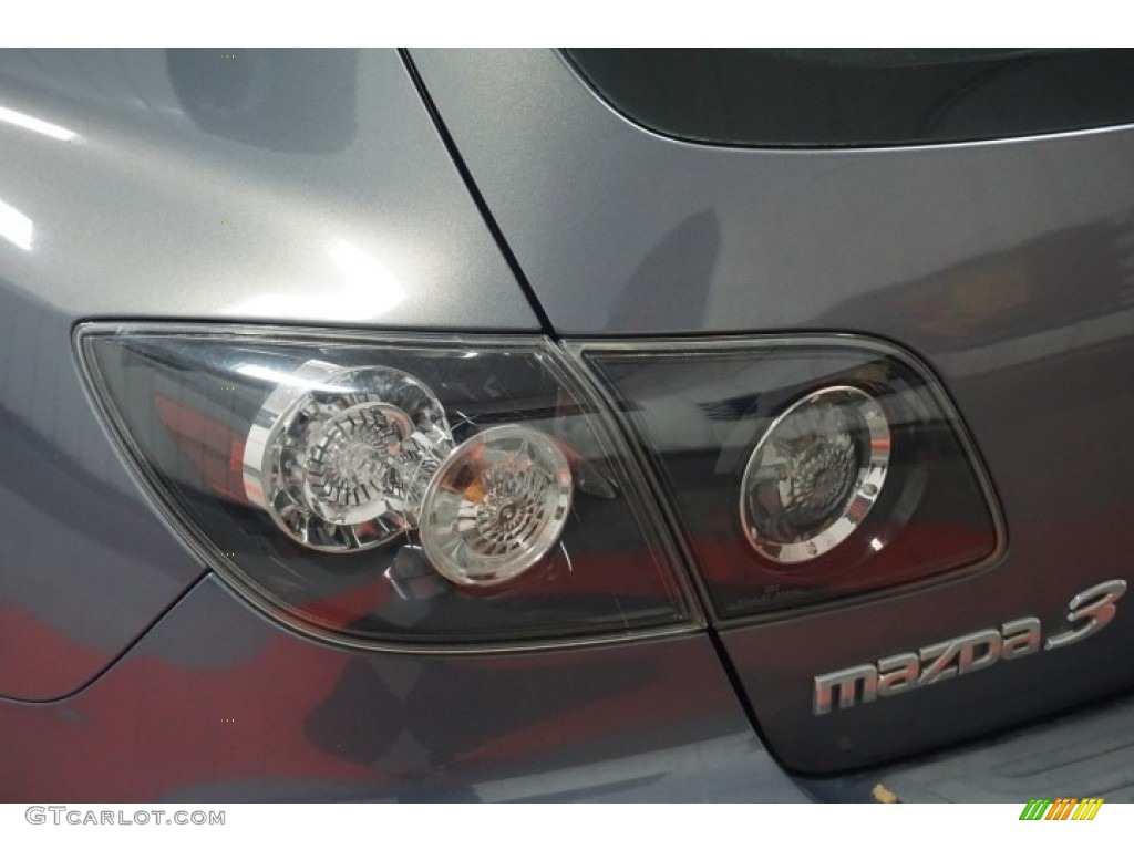 2007 MAZDA3 s Touring Hatchback - Galaxy Gray Mica / Black photo #63