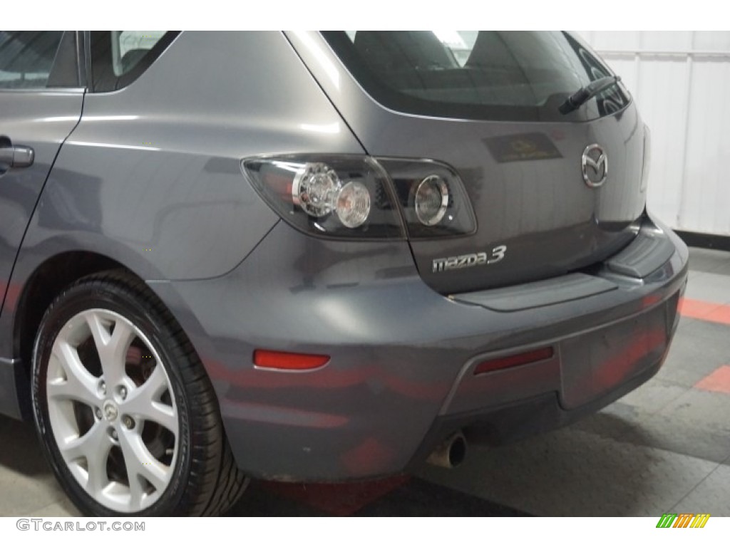 2007 MAZDA3 s Touring Hatchback - Galaxy Gray Mica / Black photo #64