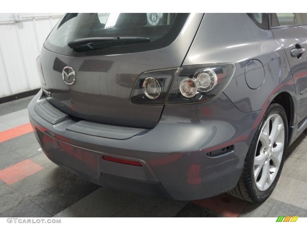 2007 MAZDA3 s Touring Hatchback - Galaxy Gray Mica / Black photo #65