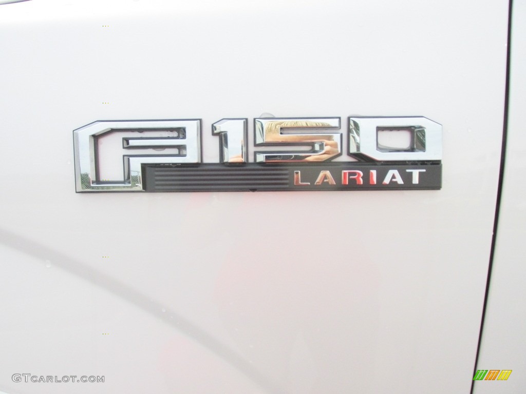 2016 F150 Lariat SuperCrew 4x4 - Oxford White / Medium Earth Gray photo #14