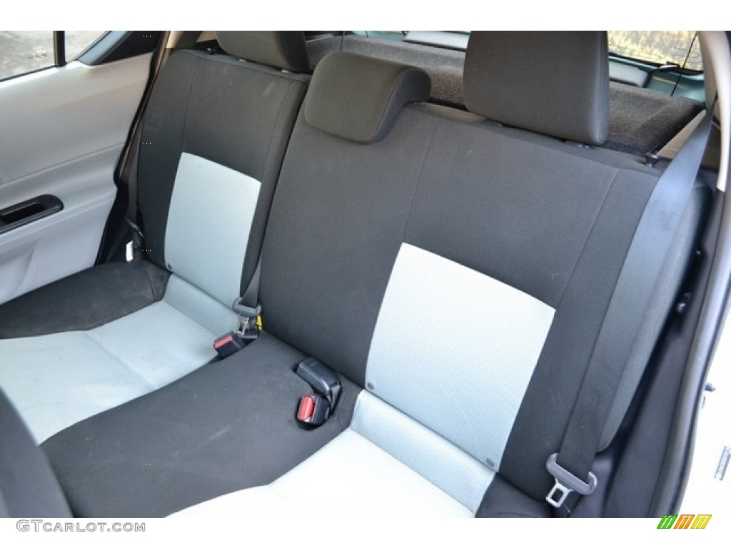 2013 Prius c Hybrid Two - Summer Rain Metallic / Light Blue Gray/Black photo #8