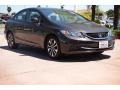 Kona Coffee Metallic 2013 Honda Civic EX Sedan