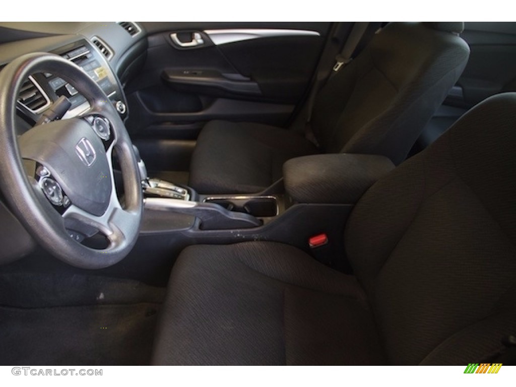 2013 Civic EX Sedan - Kona Coffee Metallic / Black photo #3