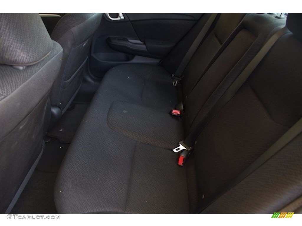 2013 Civic EX Sedan - Kona Coffee Metallic / Black photo #4