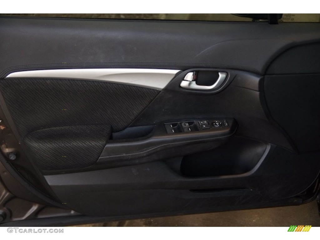 2013 Civic EX Sedan - Kona Coffee Metallic / Black photo #23