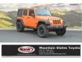 2012 Crush Orange Jeep Wrangler Unlimited Sport 4x4  photo #1