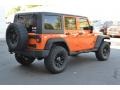 2012 Crush Orange Jeep Wrangler Unlimited Sport 4x4  photo #2