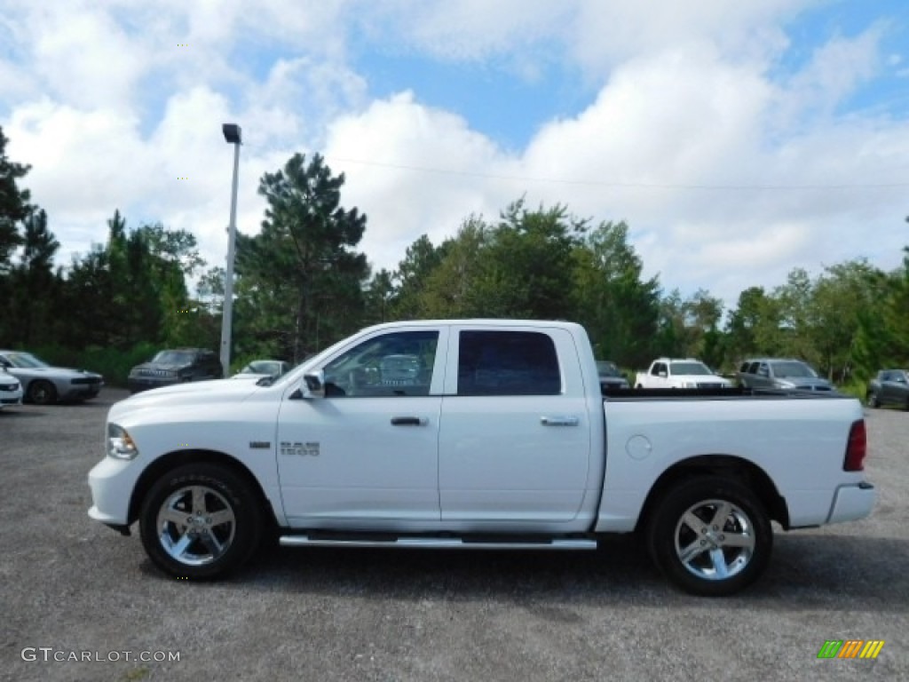 2014 1500 Express Crew Cab - Bright White / Black/Diesel Gray photo #2