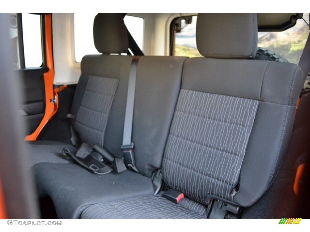 2012 Wrangler Unlimited Sport 4x4 - Crush Orange / Black photo #8