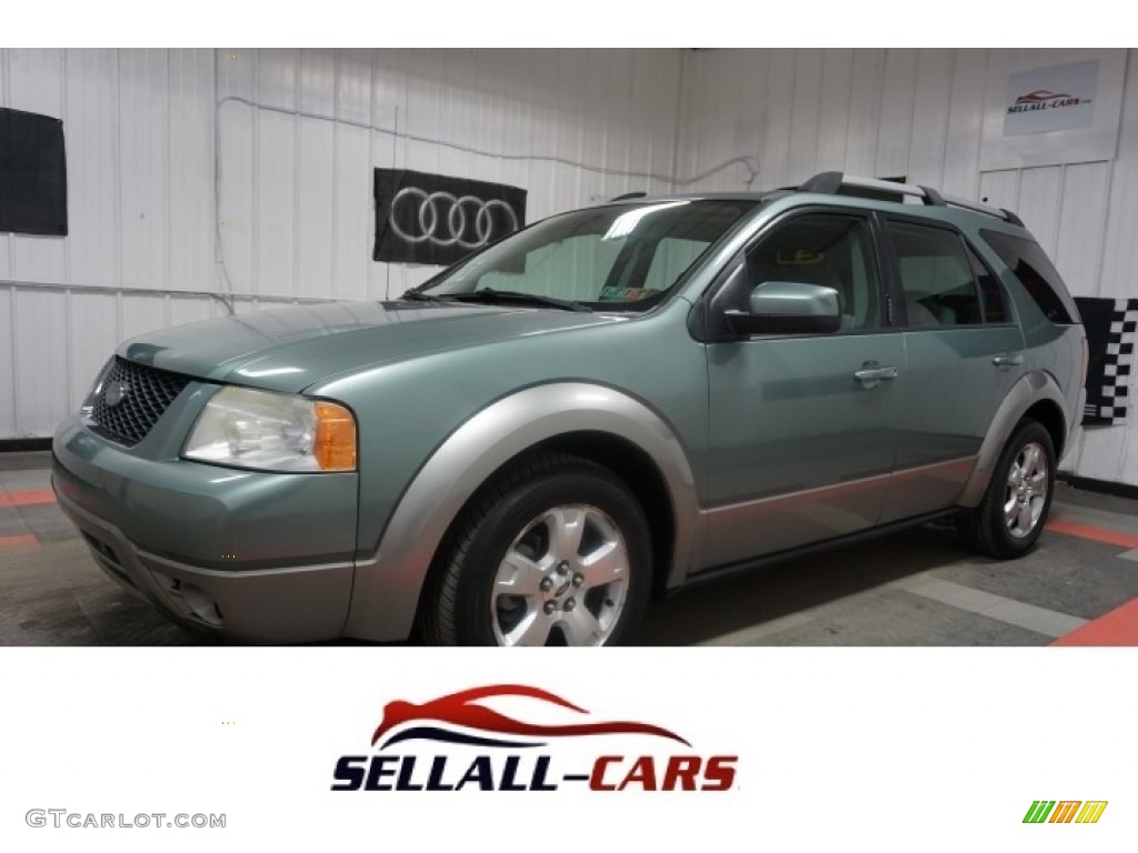 2005 Freestyle SEL AWD - Titanium Green Metallic / Shale photo #1