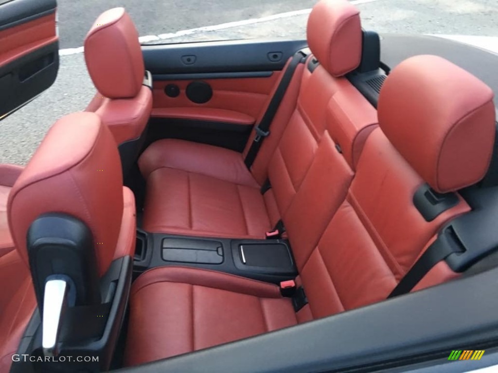 2008 3 Series 335i Convertible - Alpine White / Coral Red/Black photo #22