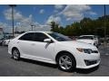 Super White 2013 Toyota Camry SE