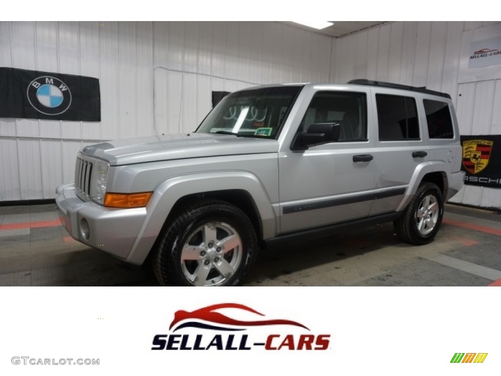 2006 Commander 4x4 - Bright Silver Metallic / Medium Slate Gray photo #1