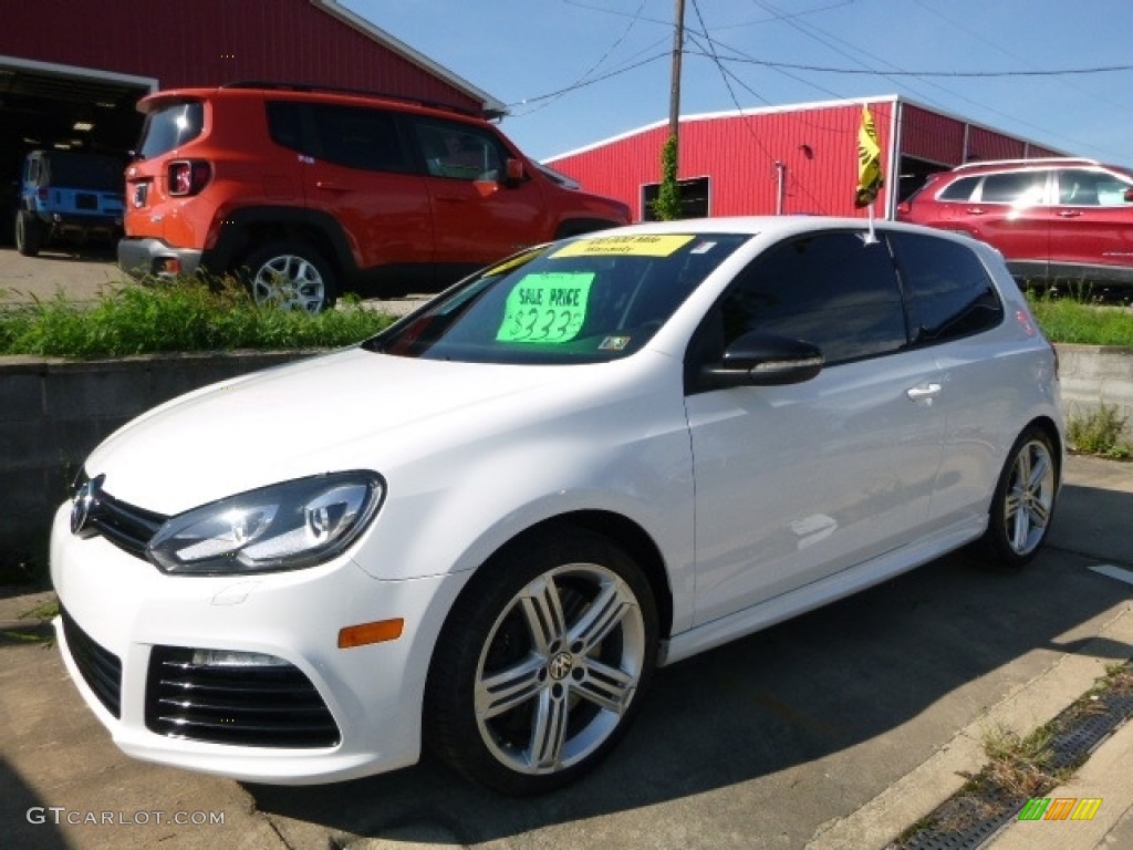 2012 Golf R 2 Door 4Motion - Candy White / R Titan Black Leather photo #1