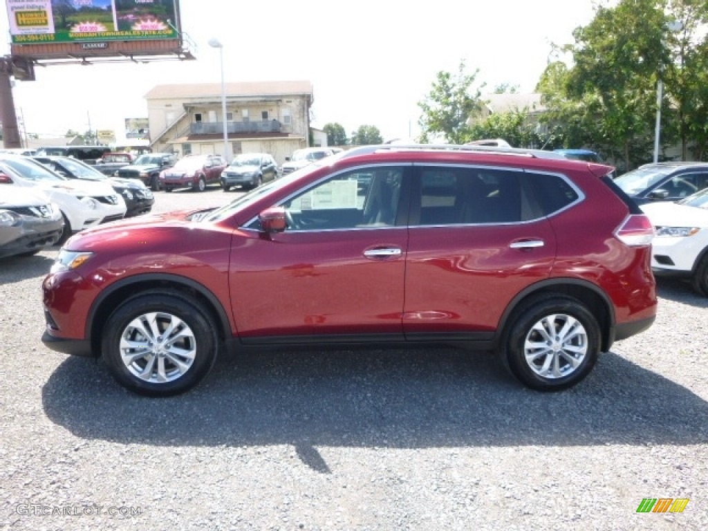 2016 Rogue S AWD - Cayenne Red / Charcoal photo #10