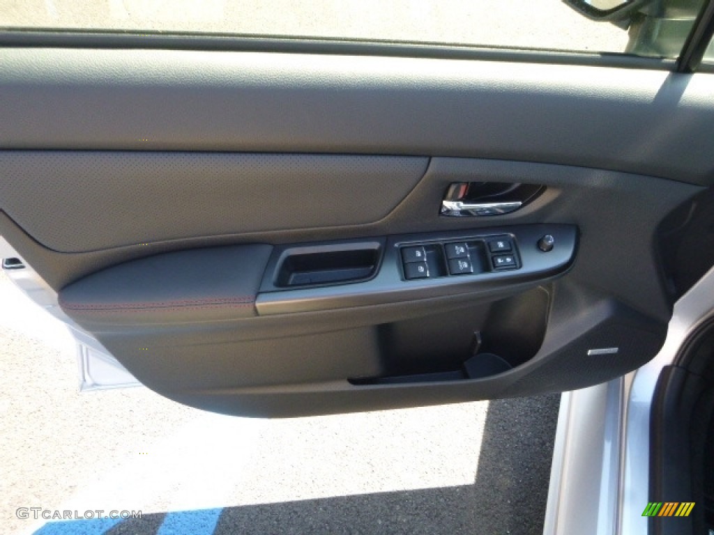 2017 Subaru WRX Limited Carbon Black Door Panel Photo #115098668