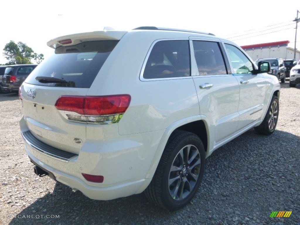 2017 Grand Cherokee Overland 4x4 - Bright White / Black photo #7