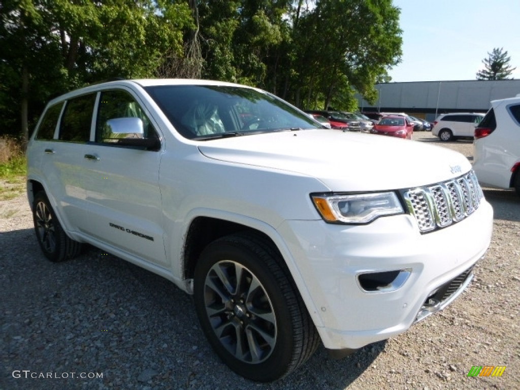 2017 Grand Cherokee Overland 4x4 - Bright White / Black photo #11