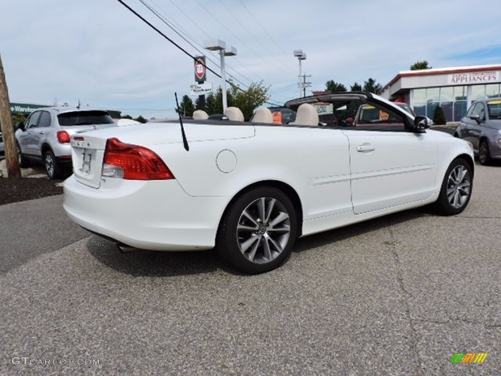 2011 C70 T5 - Ice White / Soverign Hide Calcite Leather/Umbra Brown photo #4