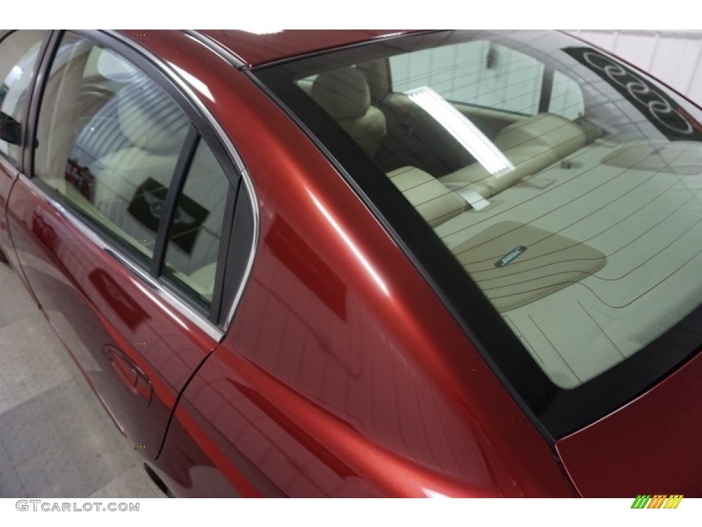2002 Altima 3.5 SE - Nouveau Ruby / Blond Beige photo #78