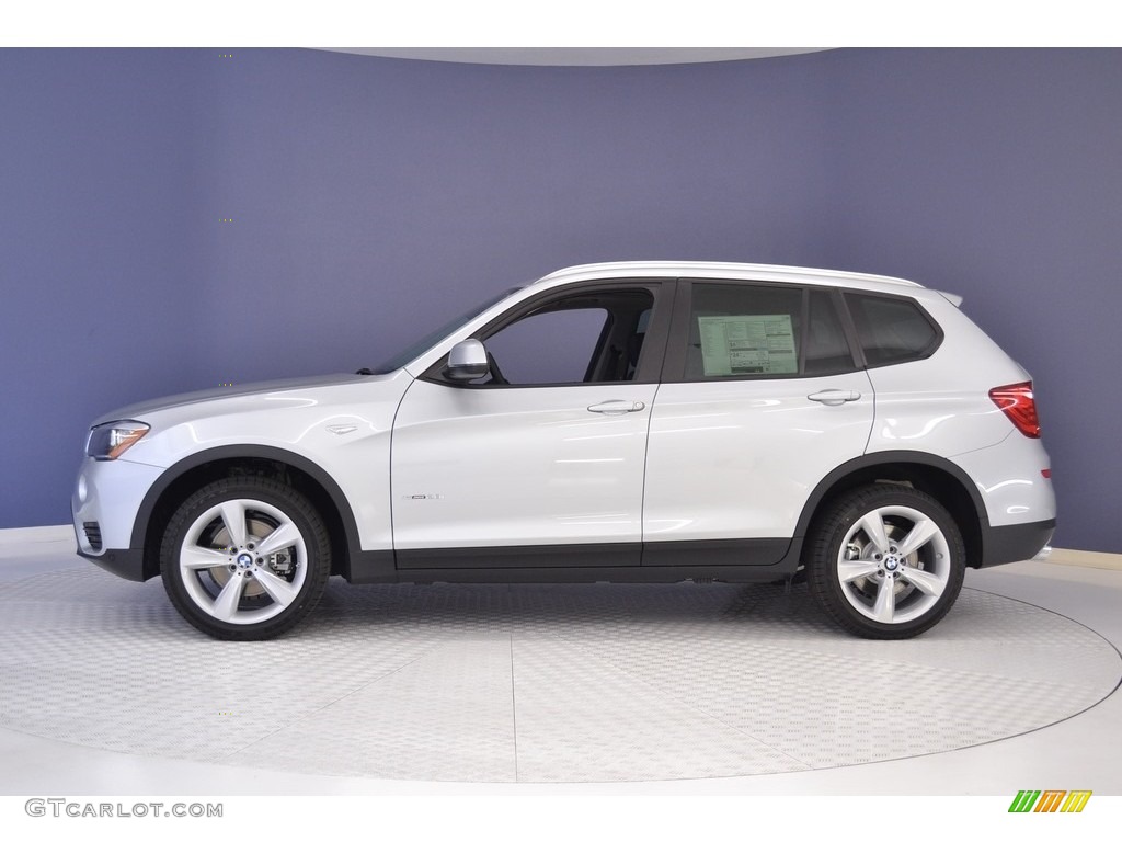 Glacier Silver Metallic 2017 BMW X3 sDrive28i Exterior Photo #115101038