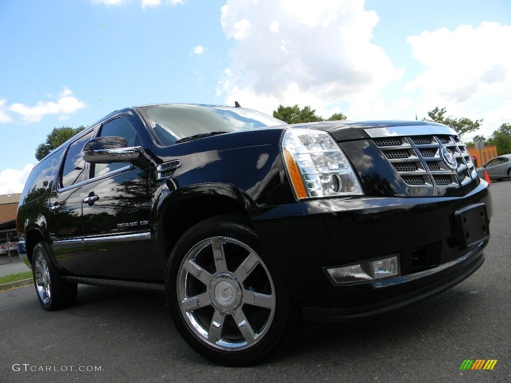 2011 Escalade ESV Premium - Black Raven / Ebony/Ebony photo #2