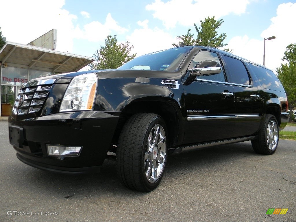 2011 Escalade ESV Premium - Black Raven / Ebony/Ebony photo #6