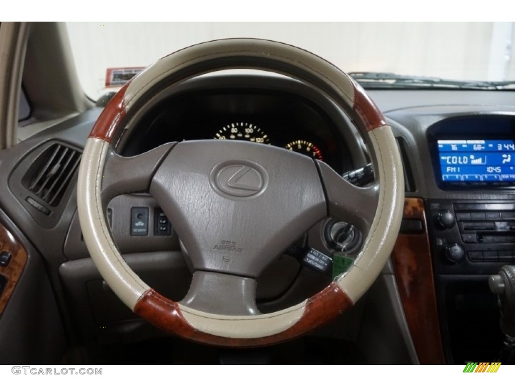 1999 RX 300 AWD - Burnished Gold Metallic / Ivory photo #29