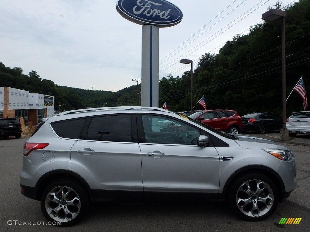 2014 Escape Titanium 2.0L EcoBoost 4WD - Ingot Silver / Medium Light Stone photo #1