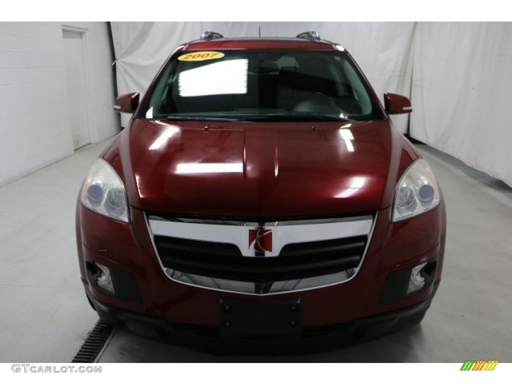 2007 Outlook XR AWD - Red Jewel / Black photo #34