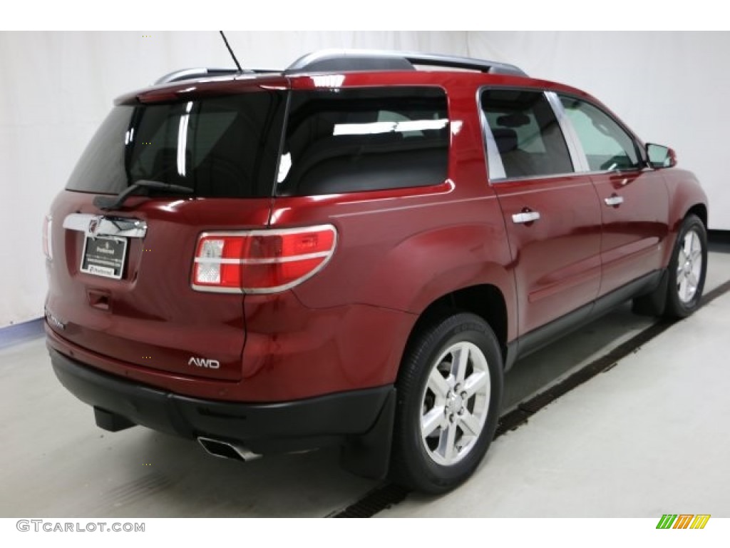2007 Outlook XR AWD - Red Jewel / Black photo #38